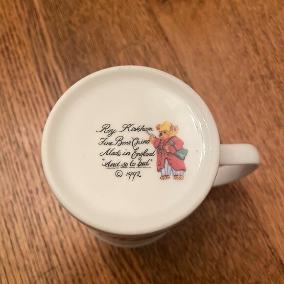 Vintage Roy Kirkham Designed Playful Teddy Bears Bone China Coffee Cup Mug - Picture 7 of 7